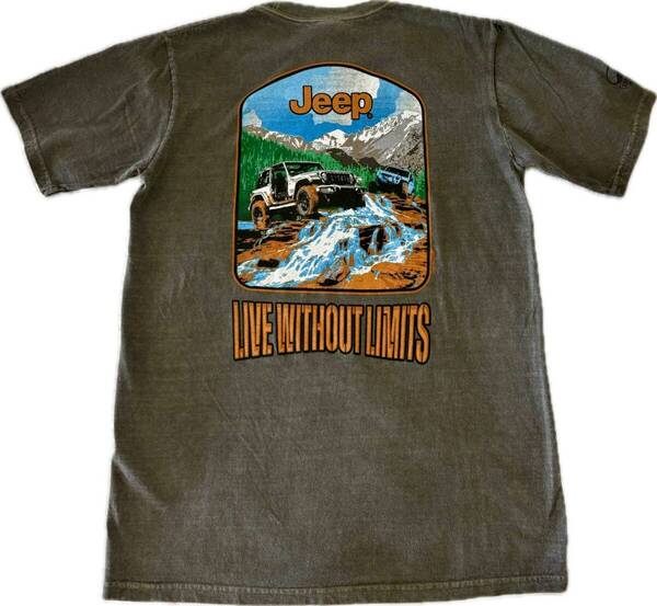 crazy shirts Hawaii クレイジーシャツ ハワイ Tシャツ 『JEEP』 コラボ Sサイズ メンズ CRATER DYED(染め) 新品未使用 直営品