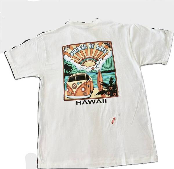 crazy shirts Hawaii クレイジーシャツハワイ Tシャツ『VOLKSWAGEN』Mサイズ コラボ メンズ ホワイト 白色 アウトレット 新品未使用 直営品