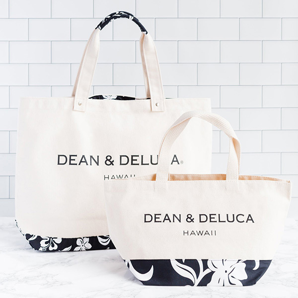 DEAN & DELUCA HAWAII ディーン&デルーカ ハワイ トートバッグ ハイビスカス スモール HAWAIIAN TOTE 新品未使用 直営品