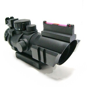 Trijicon型ACOG4倍X32赤緑青発光イルミネーテッドスコープ新品.レッド グリーン ブルー 4x32 acog