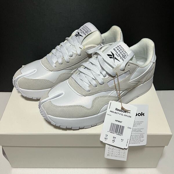 新品 メゾン マルジェラ プロジェクト クラシックレザー タビ Maison Margiela PROJECT CL NYLON MAISON MARGIELA × REEBOK スニーカー