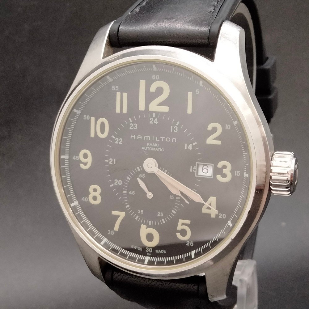 超美品　廃盤　ハミルトン　H706550 カーキ　フィールド　オフィサー　自動巻 中古美品】ハミルトン カーキ オフィサー オートH706550メンズ