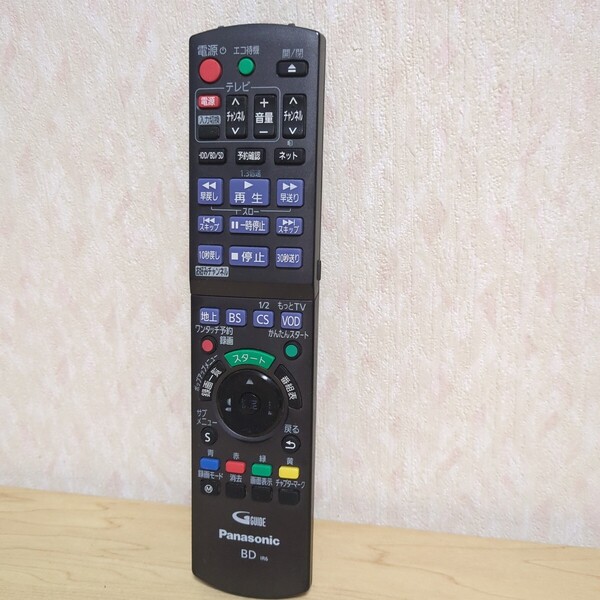 送料無料即決 N2QAYB000698 Panasonic BDレコーダーDMR-BWT520 , DMR-BWT620等 リモコン動作確認済