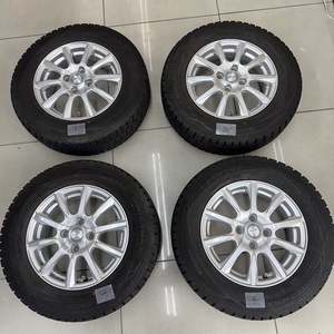 ■〇185/70R14 スタッドレス ダンロップウインターマックスWM01 ホイール ジョーカー 4×5.5J PCD100 ET50 ハブ56.1 フリードなど