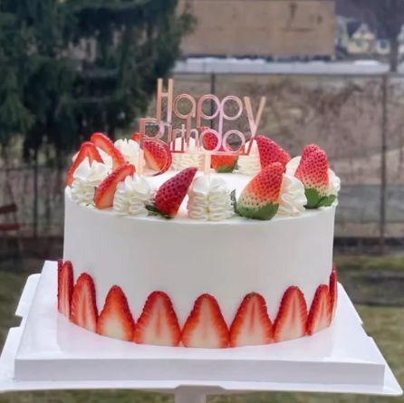 【いちご斜め】ホールケーキ 食品サンプル いちご フードサンプル フェイクスイーツ いちごケーキ いちごショート