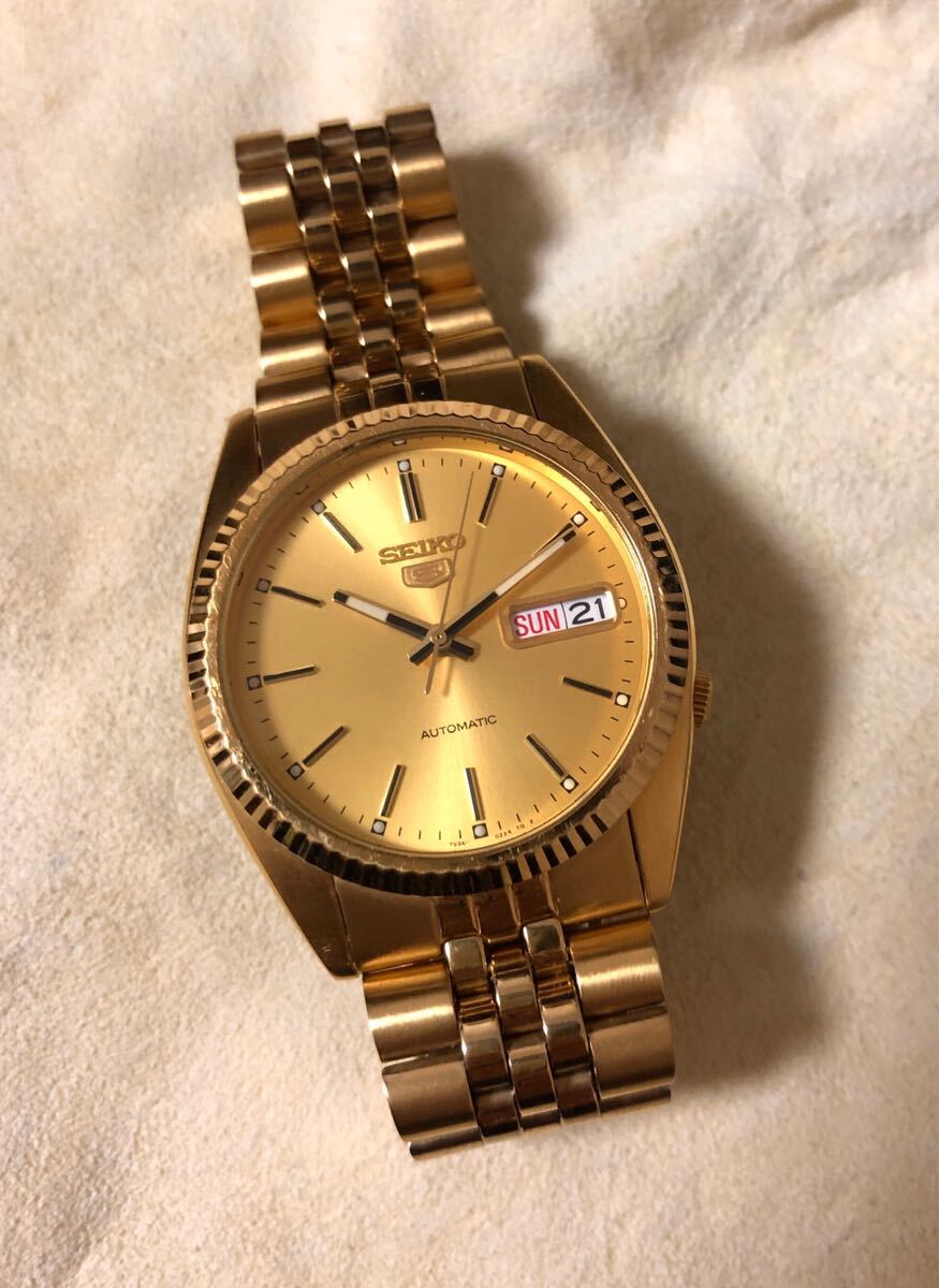 2025年最新】Yahoo!オークション -seiko 5 ゴールド(セイコー)の 2025年最新】Yahoo!オークション -seiko 5 ゴールド(セイコー)の