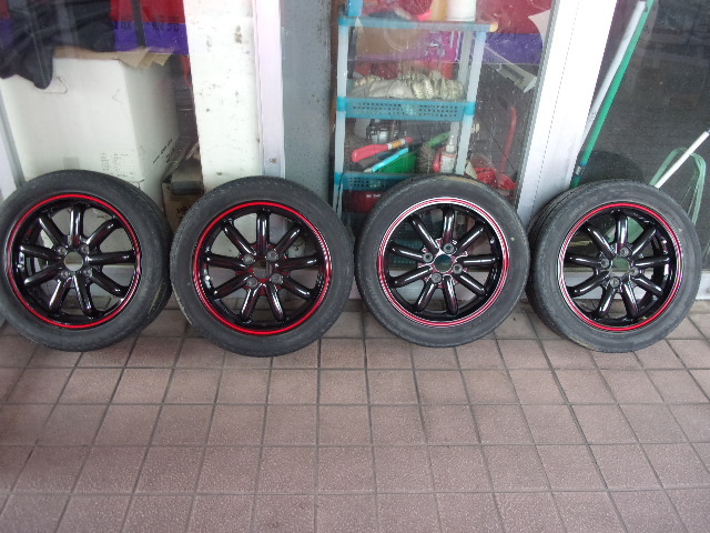 楽天市場】165/55R15 サマータイヤ タイヤホイールセット