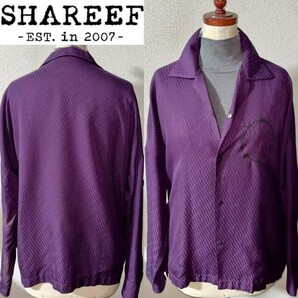 SHAREEF シャリーフ 定価3万円程 有刺鉄線 シャツ ジャケット 日本製 ドメス キレカジ セレクト ビッグシルエット ゆるカジ 古着 格安!!