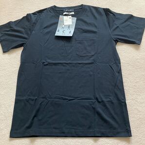 送料無料 ナノユニバース シェルテックSHELTECHクルーネック Tシャツ 遮熱 UVカット 吸水速乾 接触冷感 軽量 L 未使用 ブラック