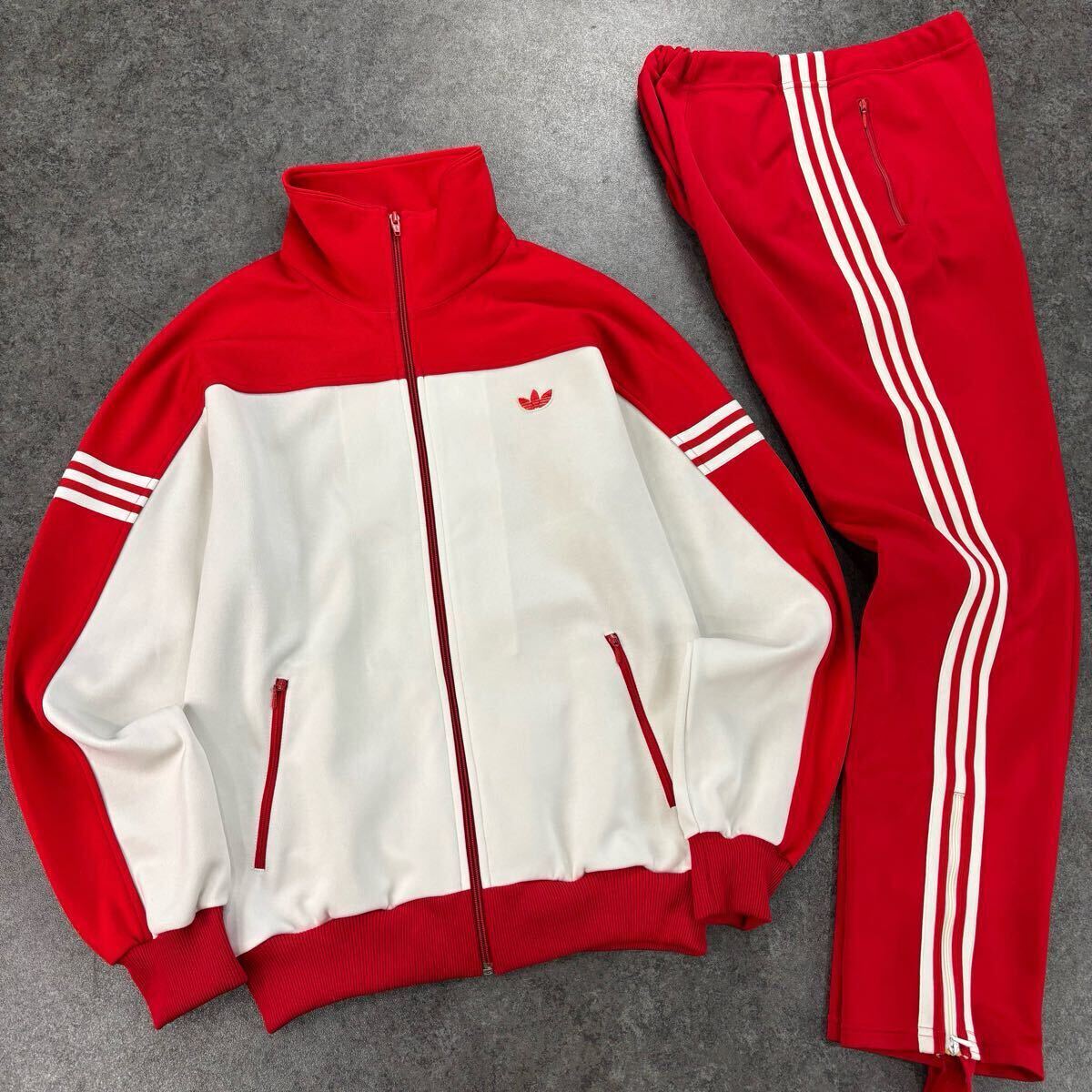 Yahoo!オークション -「adidas 80s」(ジャージ) (上下セット)の Yahoo!オークション -「adidas 80s」(ジャージ) (上下セット)の