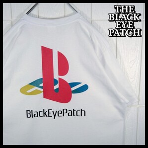 【BLACK EYE PATCH】プレステ サンプリングロゴ Tシャツ