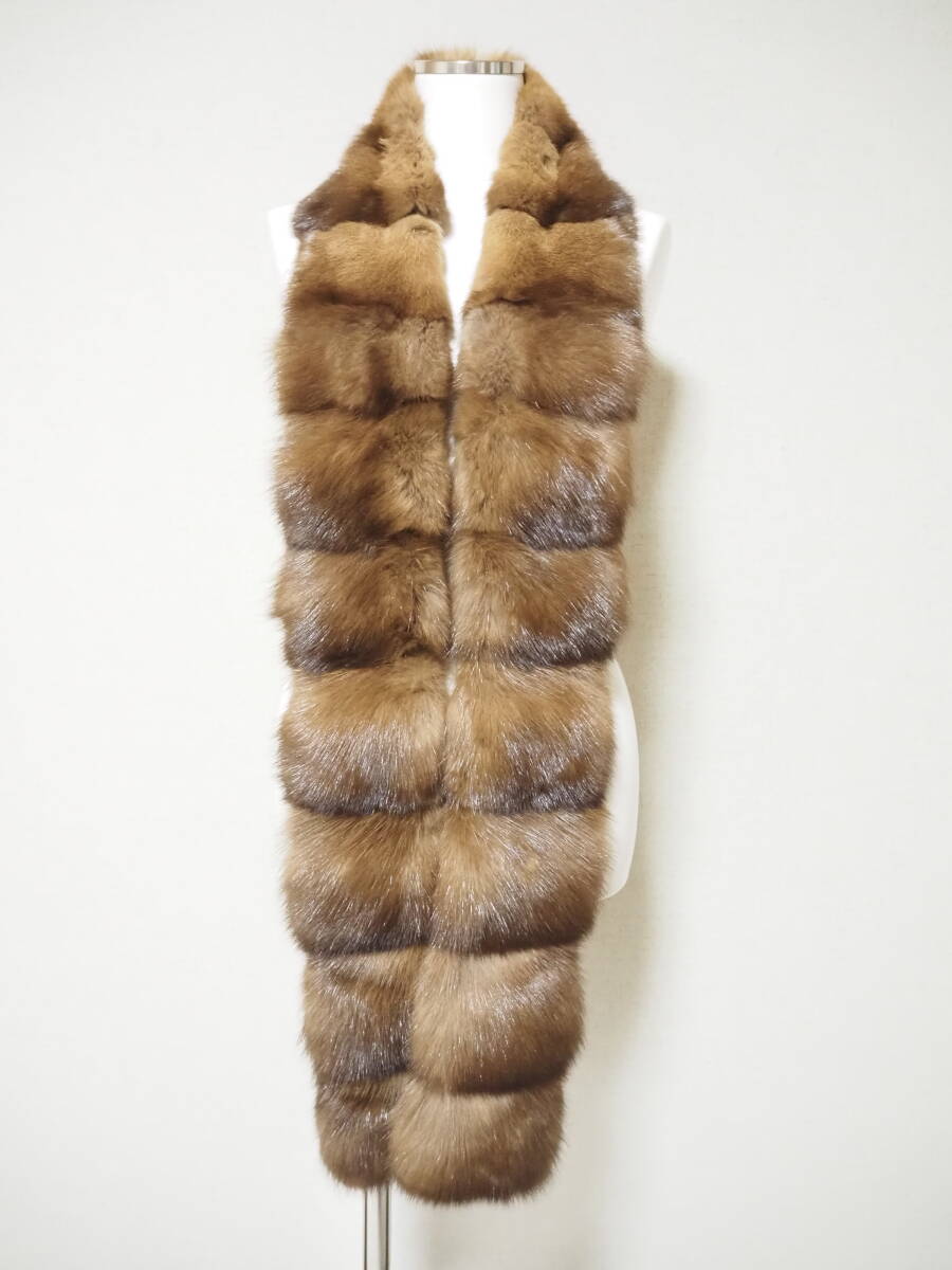 ロシアンセーブル マフラー 新品未使用品