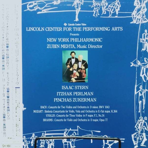 レーザーディスク アイザック・サターン 60歳コンサート・ライヴ ISAAC STERN 日本語字幕 SKL-1002 Laser Disc LD