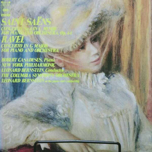 レコード SAINT-SAENS サン=サーンス ピアノ協奏曲第4番ハ短調作品44 RAVEL ラヴェル ピアノ協奏曲ト長調 ロベール・カザトシュ FCCA-105