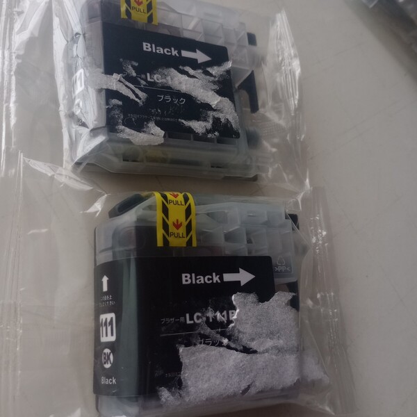 ブラザー互換インク LC-111BK 未使用ブラック2個セット