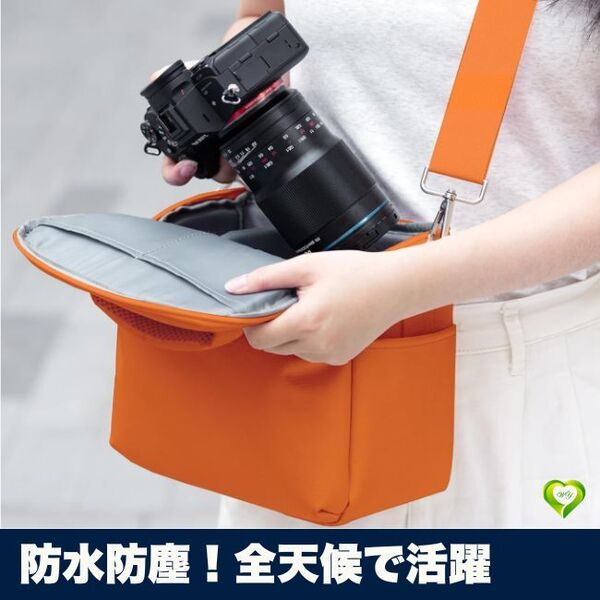【防水防塵!全天候で活躍】カメラバッグ 旅行 撥水加工 コンパクト収納 ショルダー収納 保護 軽量 人気 おすすめ
