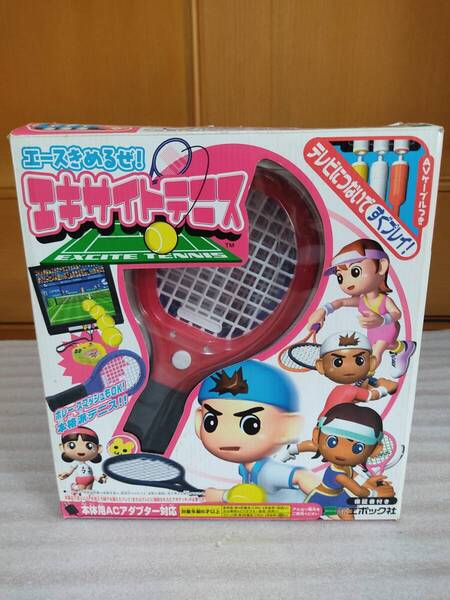 エースきめるぜ! エキサイトテニスゲーム! エポック社 テレビゲーム! テレビにつないで遊ぶゲームのようです 中古品 動作未確認です