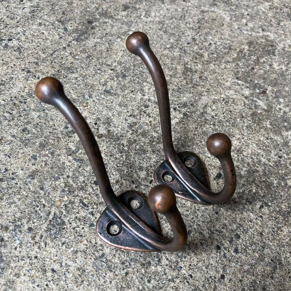 【antiques】ウォールフック 壁掛け アイアン 店舗什器 アンティーク 古着 US 店舗什器 古道 vintage インダストリアル