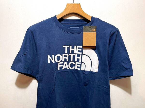 送料無料 新品 正規品 USA限定 The North Face ノースフェイス US-S ハーフドームプリント ロゴ 半袖Tシャツ S.BLUE