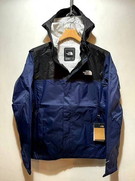 送料無料即決 新品 本物 USA限定 The North Face ノースフェイス US-M ナイロンジャケット ナイロンパーカー VENTURE 2 黒/紺 防水 DRYVENT