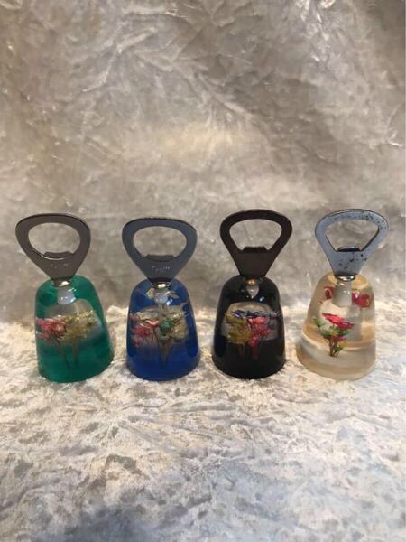当時物 昭和レトロ 水中花 栓抜き 4本 絶版車 ハイソ 80年代 70年代 ノスタルジックカー 希少 バブル期