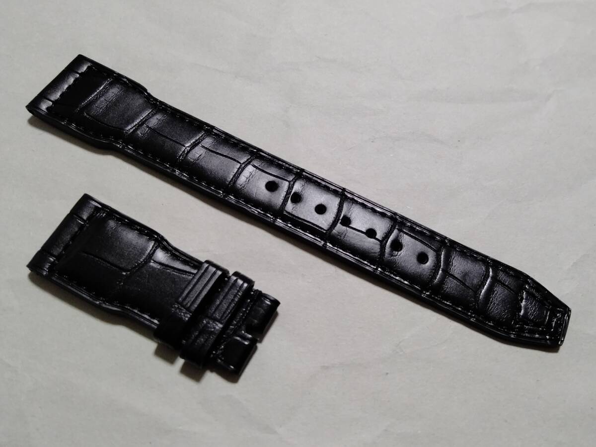 【正規品】新品未使用 IWC レザーベルト 黒 IWC 腕時計純正ベルト 黒色 - メルカリ