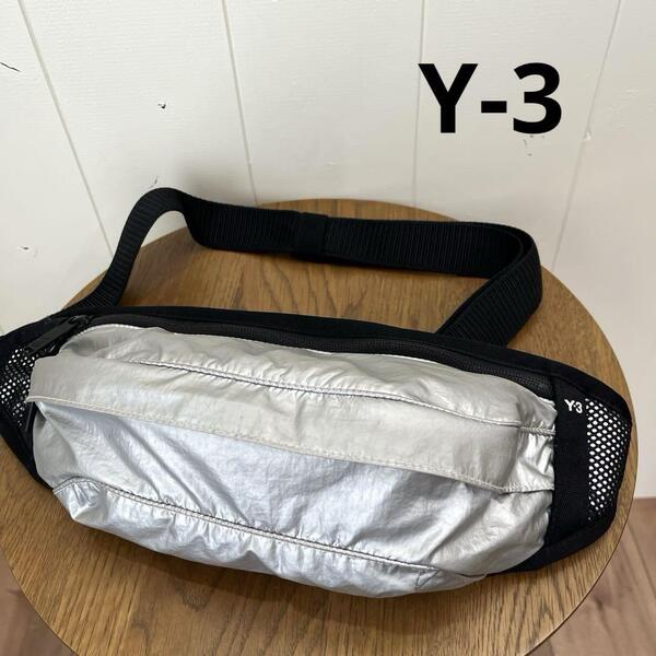 ワイスリー Y-3 ボディバッグ シルバー メンズ アディダス ヨウジヤマモト