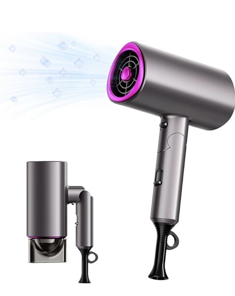 ドライヤー 大風量 速乾 折り畳み式【60秒速乾】 1400W ヘアドライヤー マイナスイオン ヘアサロン 3段階調整可能 温冷風切替