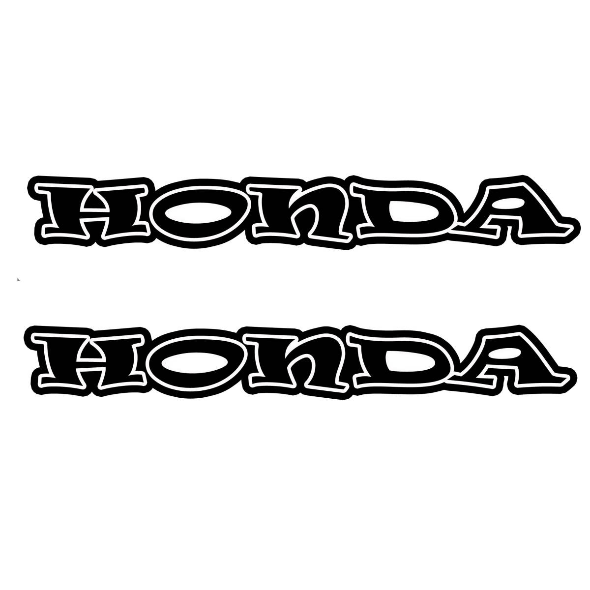＜D01＞カッティングシート　HONDA　ホンダ　２枚セット　ステッカー_サムネイル画像1