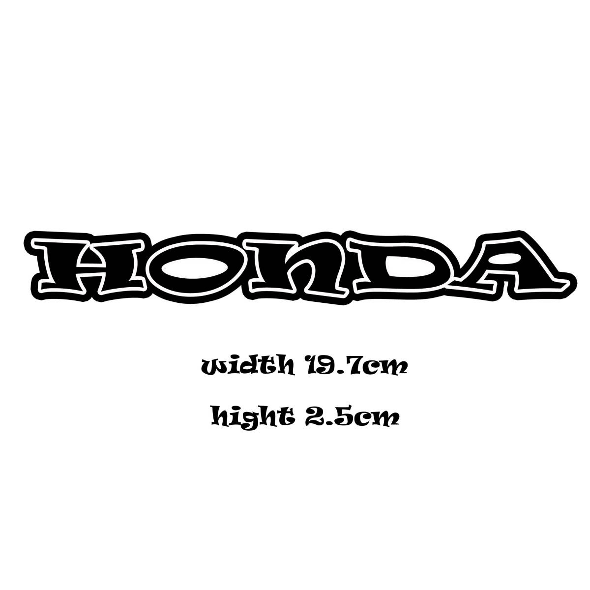 ＜D01＞カッティングシート　HONDA　ホンダ　２枚セット　ステッカー_サムネイル画像2