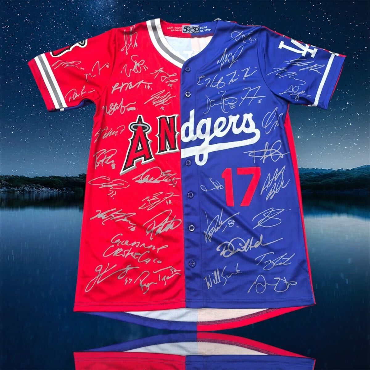 Yahoo!オークション -「大谷翔平 ユニフォーム サイン」の落札