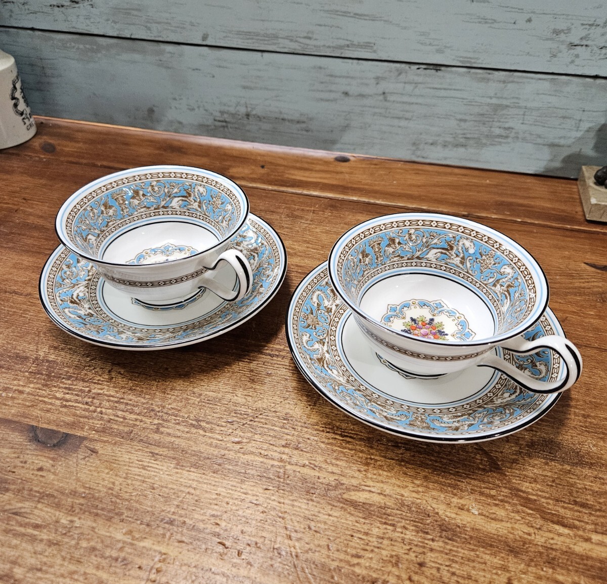 WEDGWOOD ウェッジウッド フロレンティーン ターコイズ スクエア