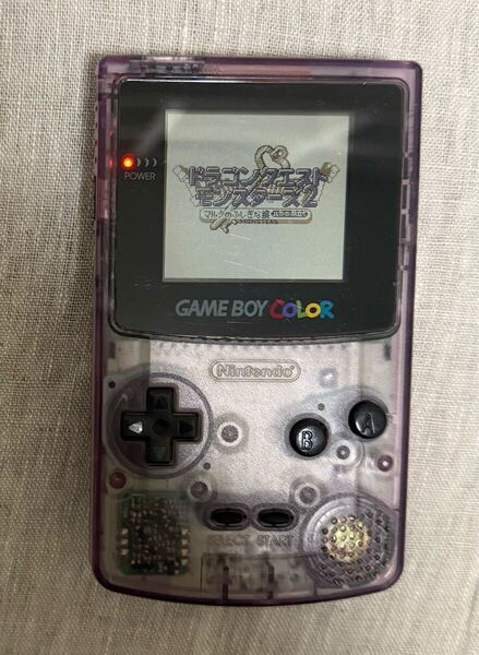 任天堂 ゲームボーイカラー クリアパープル