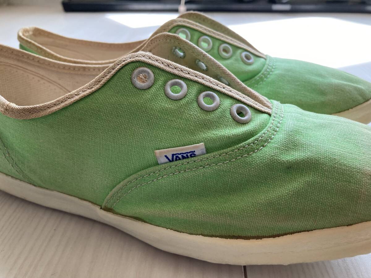 ヴァンズ US VANS アイボリー ビンテージ デッドストック 激レア Yahoo!オークション - 激レア 90s デッドストック USA製 VANS