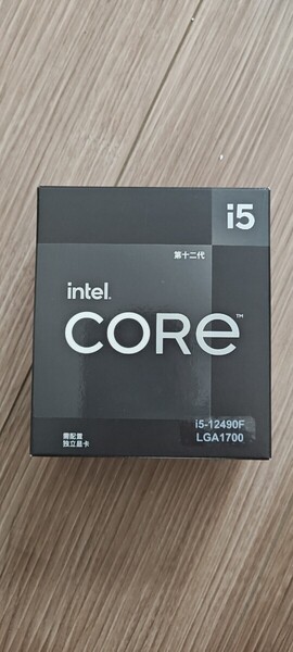 新品未開封Intel i5-12490f