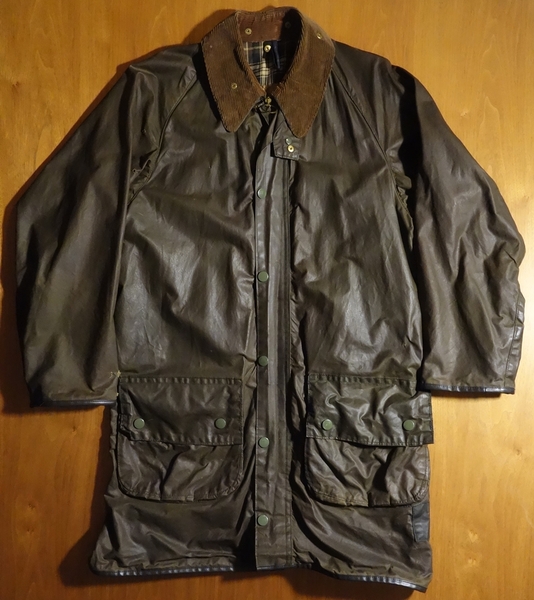 Vintage Barbour GameFair ゲームフェア 1970年代 1ワラント ゴールドラベル エアロジップ 実寸40 バブアー オイルドジャケット ビンテージ