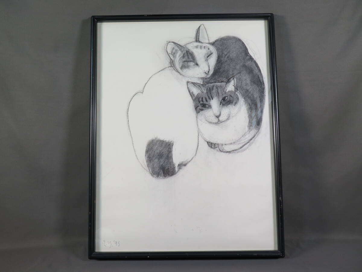 Yahoo!オークション -「猫の絵」(美術品) の落札相場・落札価格