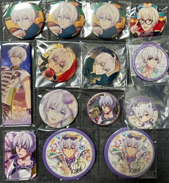 訳あり アイドリッシュセブン 逢坂壮五 缶バッジ 14点セット プライズ ファン感謝祭 VBT キャラバッジコレクション ナンジャ 日和 アイナナ