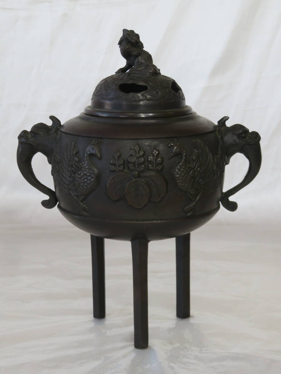 Yahoo!オークション -「鋳銅 香炉」(銅製) (金属工芸)の落札相場