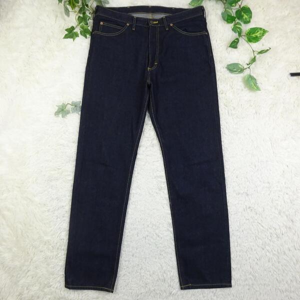 美品 Lee リー 02010 Lee RIDERS リーライダース AMERICAN STANDARD 201 ストレートジーンズ 38 XXL 大きいサイズ 濃紺 日本製