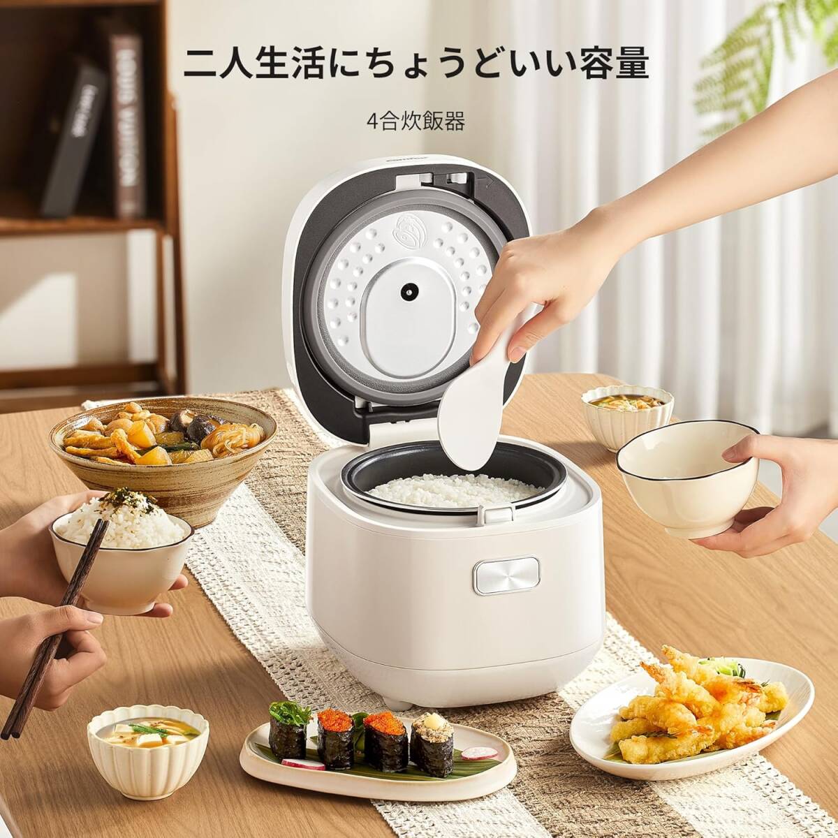 低価格で大人気の 2025年最新】Yahoo!オークション -炊飯器 4合の中古品・新品・未 調理器具