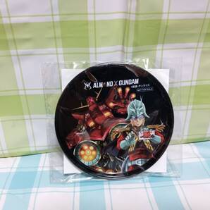 明治アーモンドチョコレート × 機動戦士ガンダム シャア・アズナブル 缶コースター 未開封品 セブンイレブン限定 ジオン軍 キャンペーン