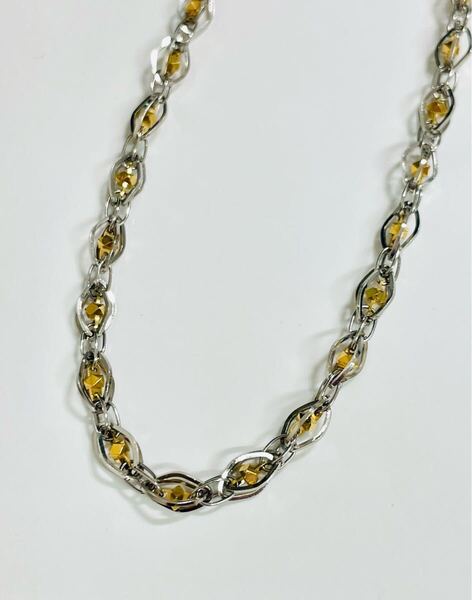 ☆K18/Pt850 デザインネックレス 40cm☆