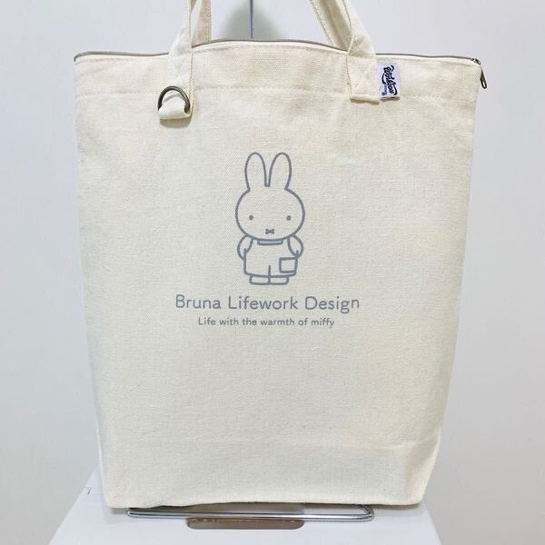 新品◆ミッフィーのファスナー付きトートバッグ