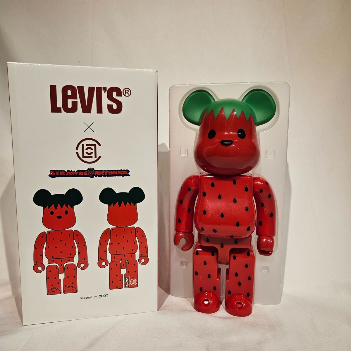 BAPE x BE@RBRICK Levi's A BATHING APE 400% [New] | eBay