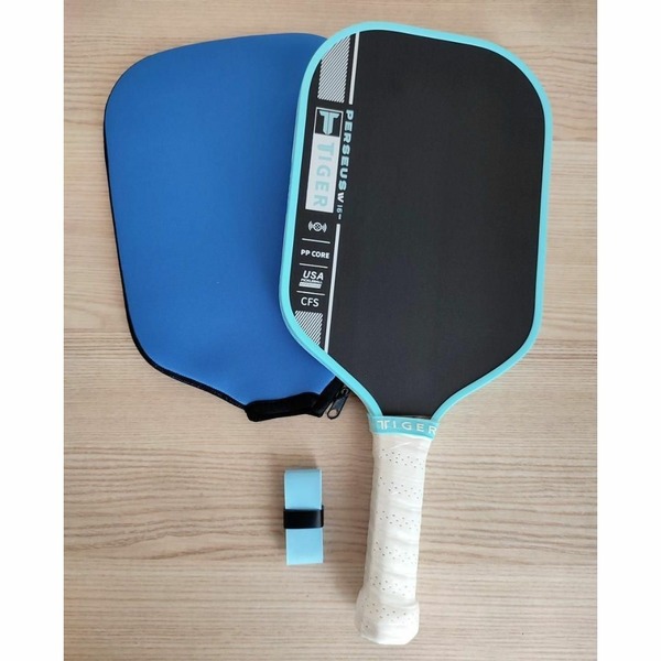 ピックルボール パドル PERSEUS IV T700カーボンファイバー 青