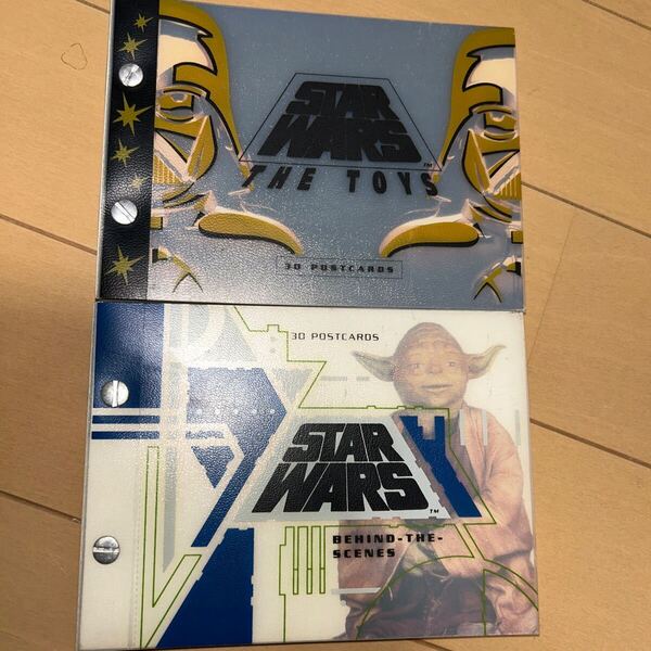 スターウォーズ 3D POST CARDS 2冊セット 「THE TOYS」「BEIIND THE SCENES」 ポストカード 輸入品