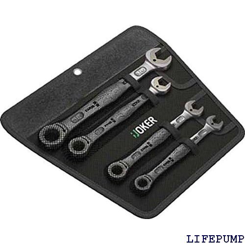 Wera ヴェラ コンビネーションラチェットレンチセット インチ 4本組 133650 8262