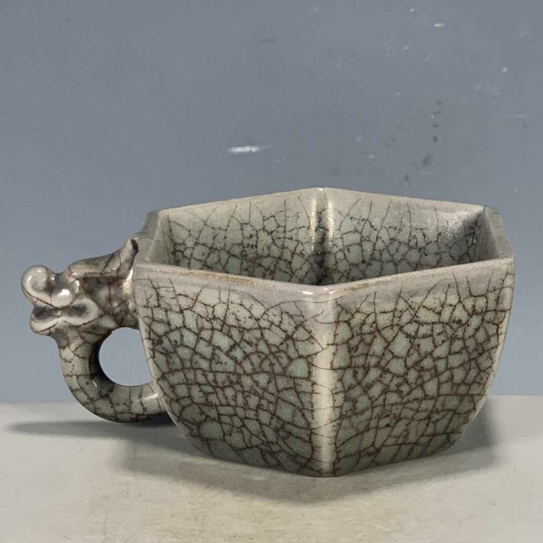 珍品旧蔵*宋 官窯 両耳炉 中国古美術 時代物 GH0214 - 宋