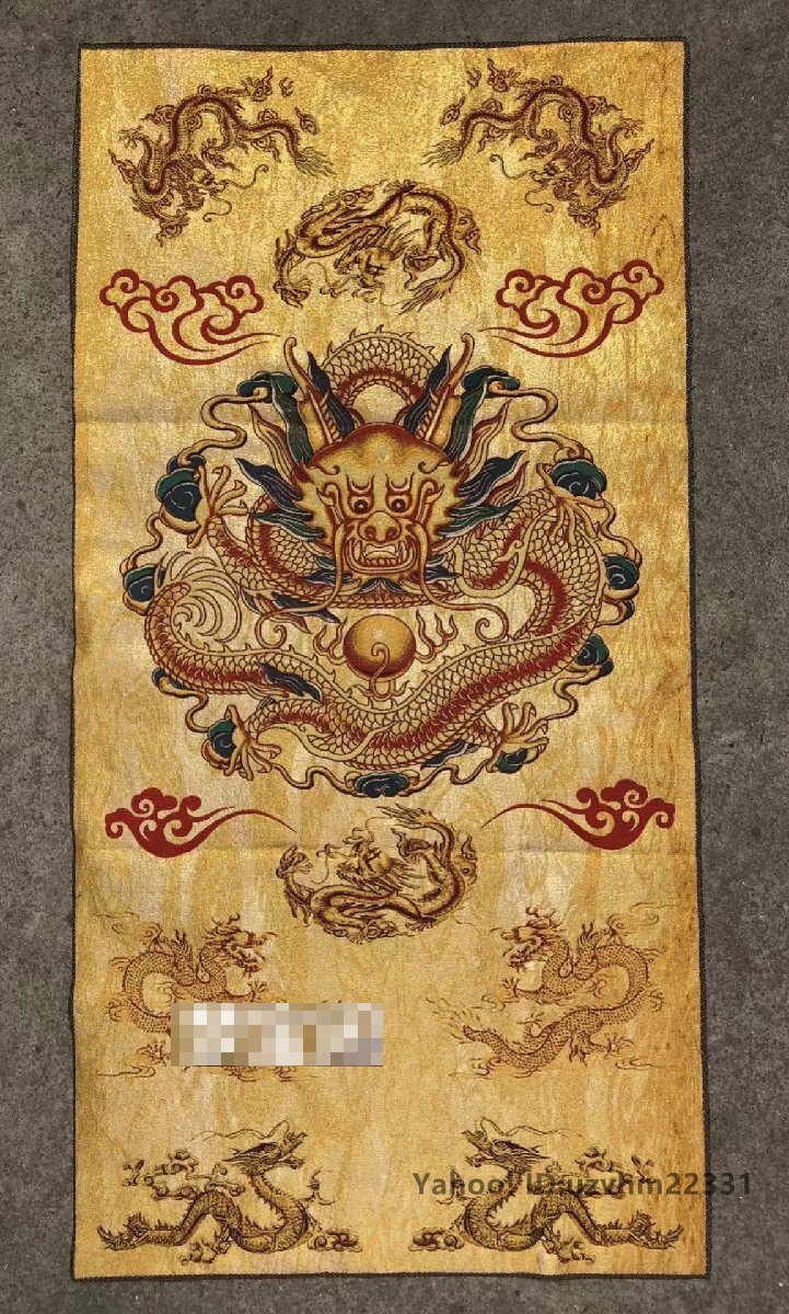刺繍 絵画 中国美術 皇帝刺繍 コレクション 飾り 額 工芸品　e1355-Y 刺繍 絵画 中国美術 皇帝刺繍 コレクション 飾り 額 工芸品